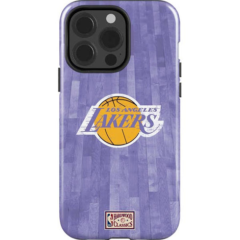 NBA Los Angeles Lakers Hardwood Classics iPhone 15 Pro Impact Case